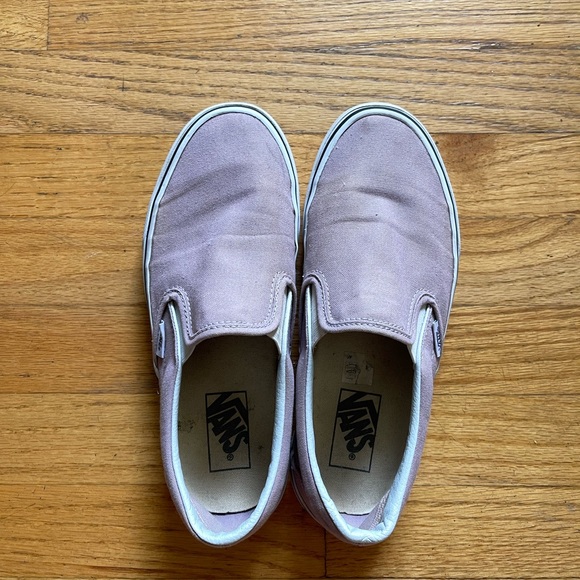 Vans Shoes - Lavender vans slip on